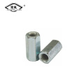 Hexagon long carton steel /brass joint connector nut